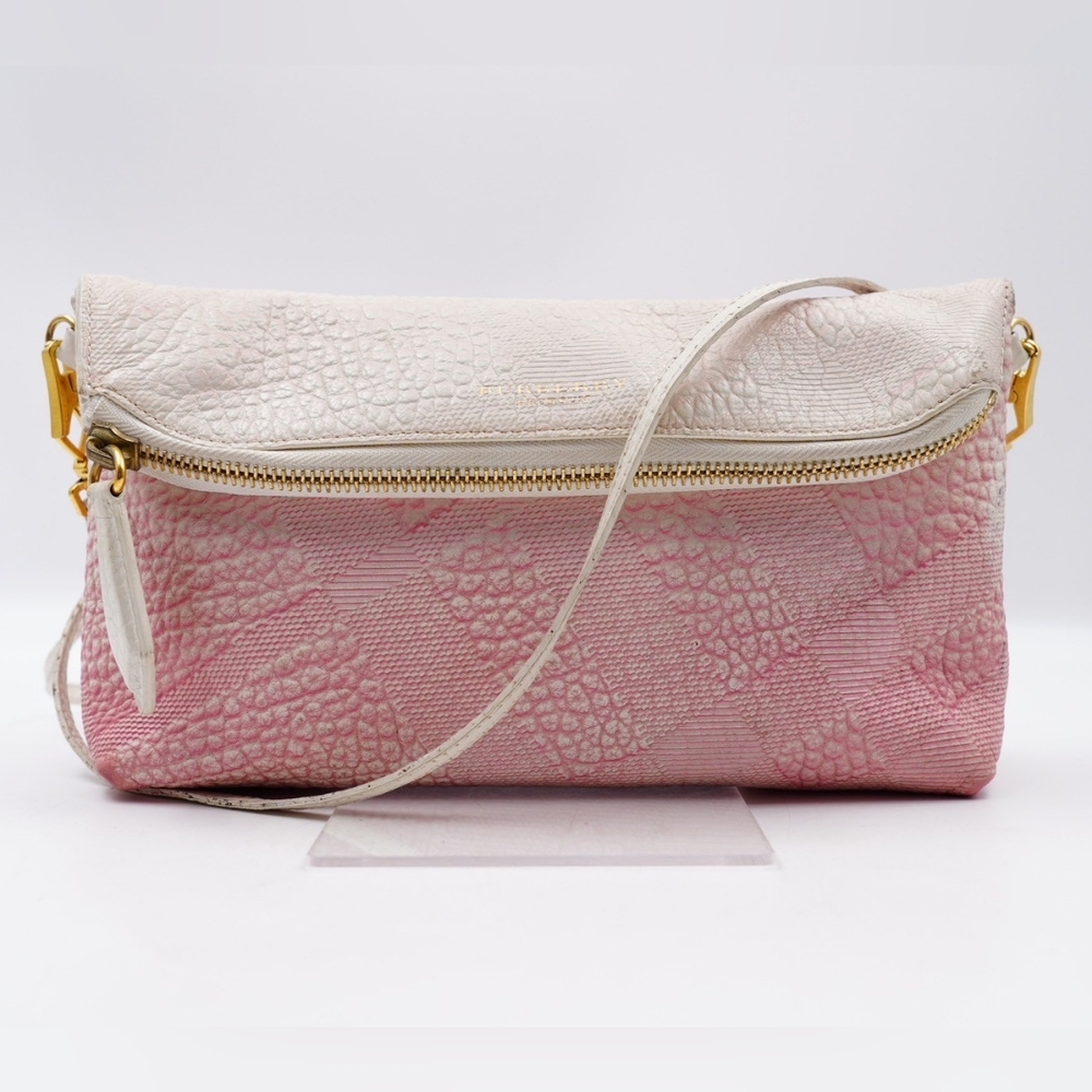 AH22❤️ BURBERRY Possum Leather Flap Crossbody Bag